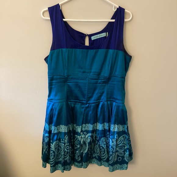 Guess by Marciano silk and tulle mini dress - Picture 1 of 4